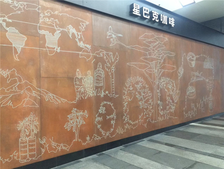南湖耐候钢幕墙